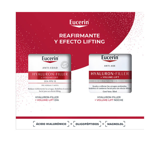 Eucerin Preenchimento de hialuron + elevador de volume día piel normal mixta estuche 2 pz