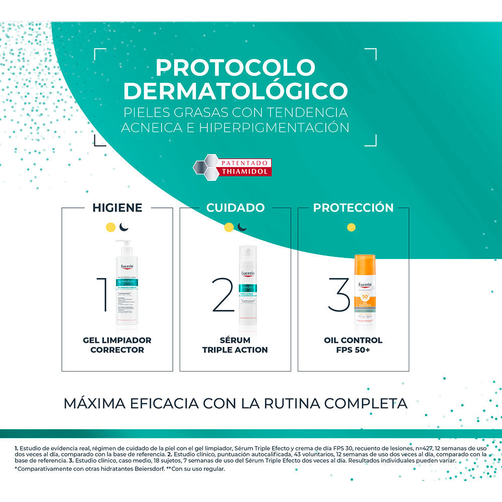 Eucerin Dermopura clínica estojo tripla ação 2 unidades