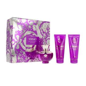 Versace Estojo dylan roxo 4 peças