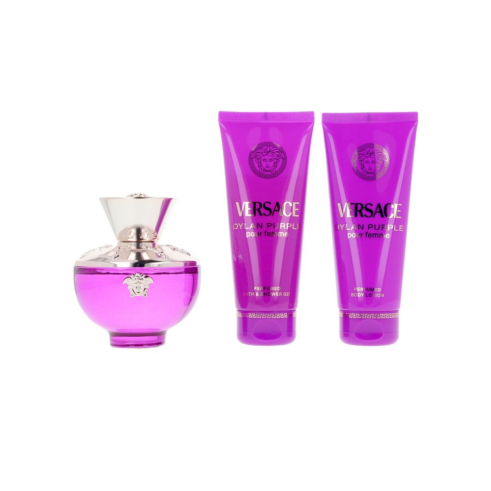 Versace Estojo dylan roxo 4 peças