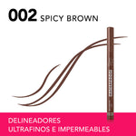 Bourjois Delineador à prova d'água forro fino #002-spicy marrom 1 unidade