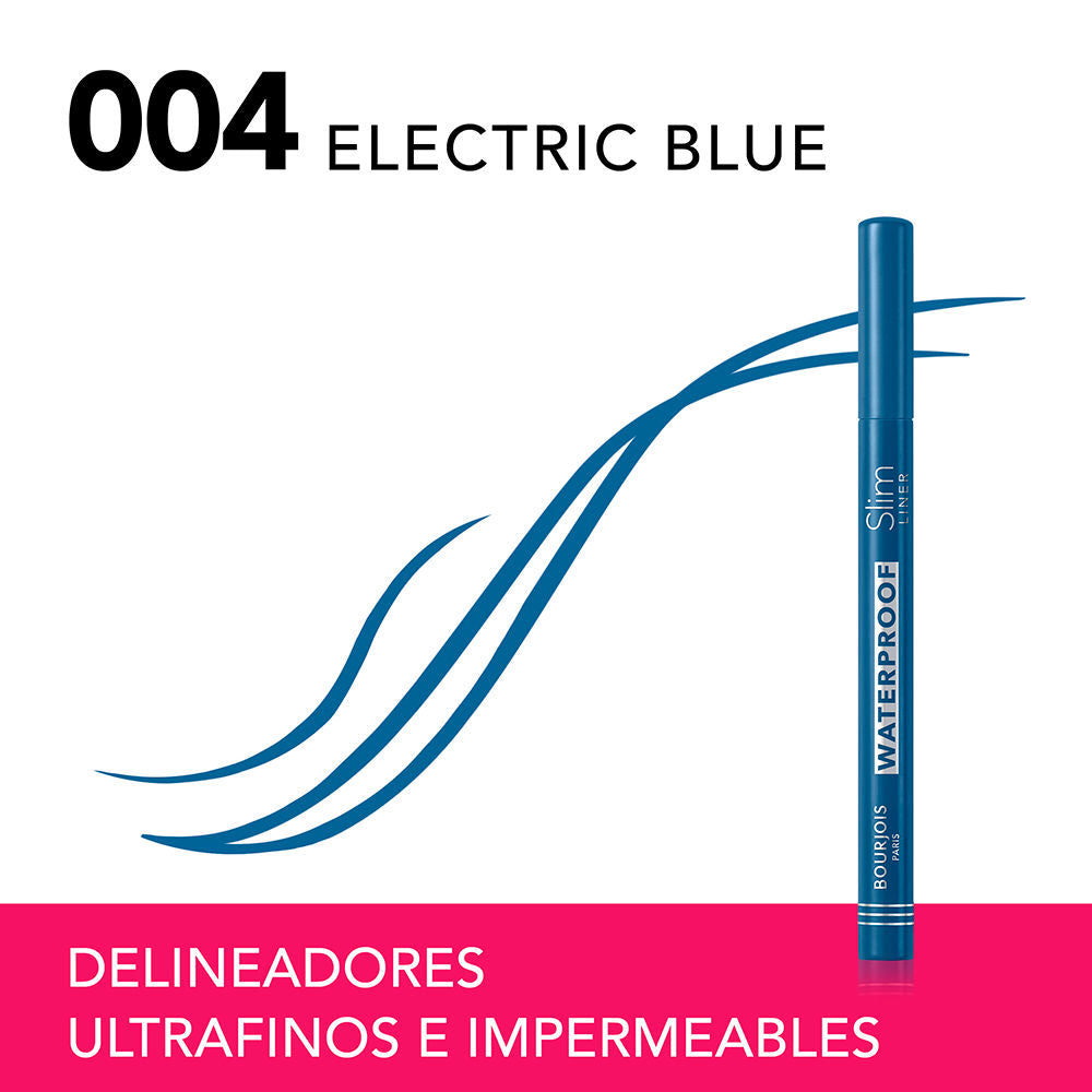 Bourjois Delineador à prova d'água forro fino #004-azul elétrico 1 unidade