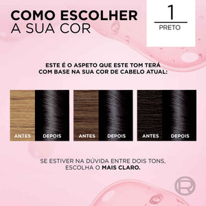 L'Oréal Paris Excellence Creme Tom 1 Preto 1 un