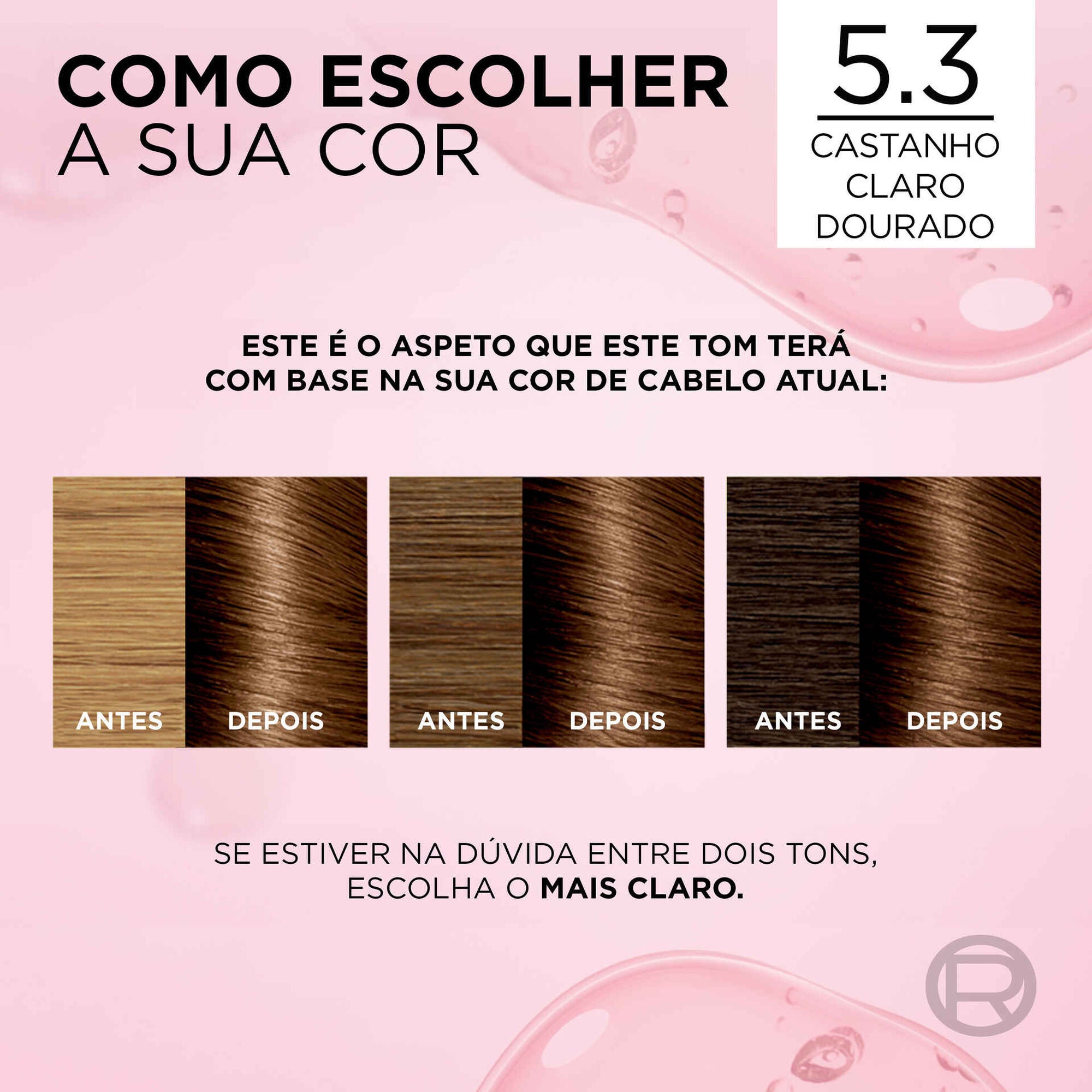 L'Oréal Paris Excellence Coloração Creme 5.3 Castanho Claro Dourado 1 un