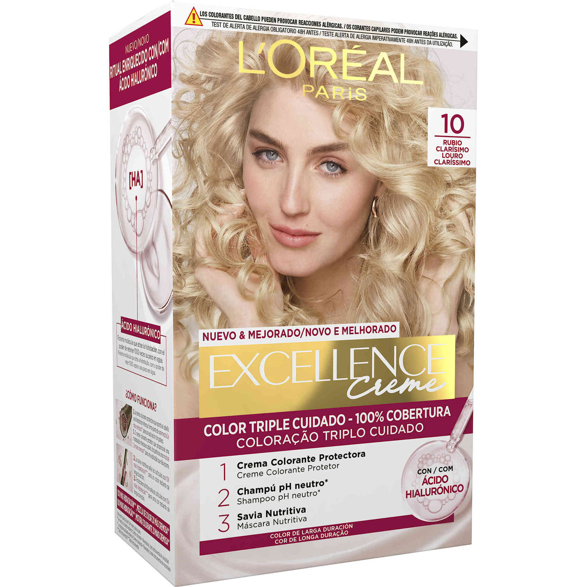 L'Oréal Paris Excellence Creme Louro Claríssimo 10 1 un