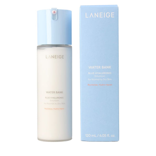 Laneige Emulsão hialurônica azul water bank 120 ml