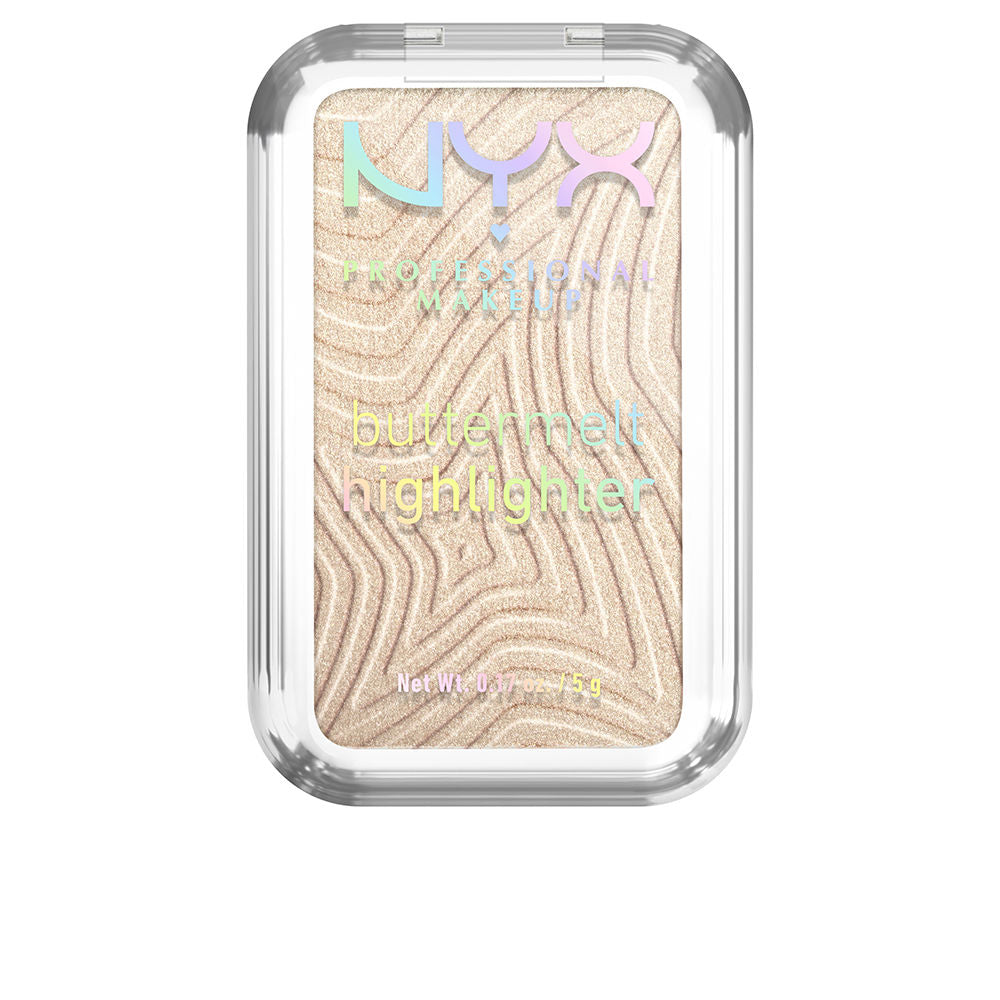 Nyx Professional Make Up Iluminador em pó destaque buttermelt #5-bright & butta 5 gr