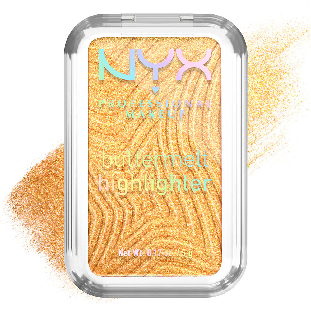 Nyx Professional Make Up Iluminador em pó destaque buttermelt #30-butta bling 5 gr