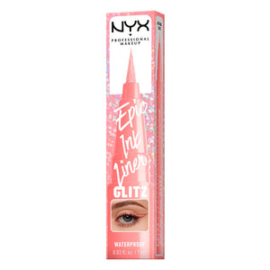 Nyx Professional Make Up Delineador epic ink liner glitz à prova d'água #03-bootcut bling 1 ml