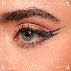 Nyx Professional Make Up Delineador à prova d'água forró de tinta épico glitz #07-graphite brilho 1 ml