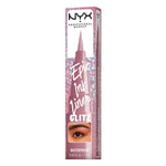 Nyx Professional Make Up Delineador epic ink liner glitz à prova d'água #04-shimmer ponto 1 ml