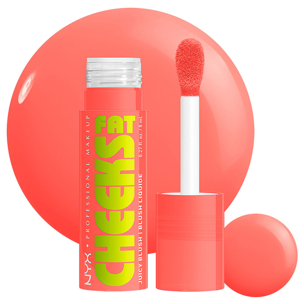 Nyx Professional Make Up Corar líquido hidratante bochechas gordas #01-papaya gordo 8 ml