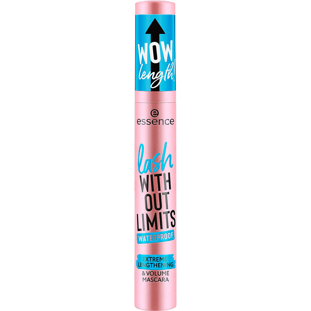 Essence Rímel Lash Without Limits à prova de água para alongamento e volume extremos 03 Preto à prova de água 13 ml