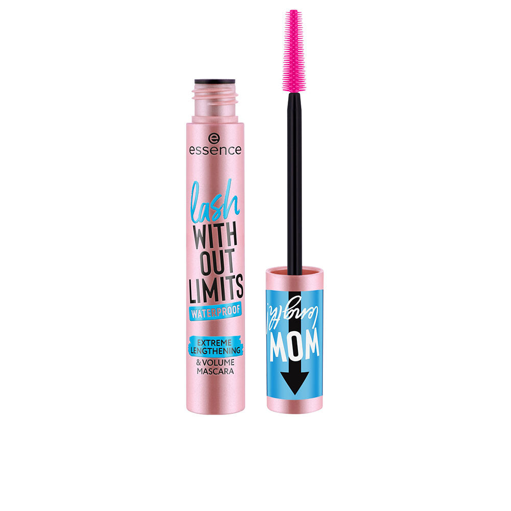 Essence Rímel Lash Without Limits à prova de água para alongamento e volume extremos 03 Preto à prova de água 13 ml
