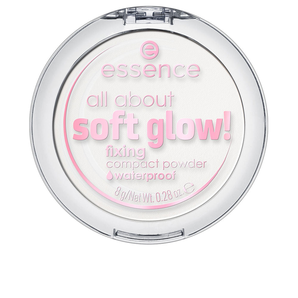 Essence Tudo sobre brilho suave! pó compacto à prova d'água 8 g