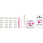 Essence Conjunto de unhas postiças o que é falso! #04 - branco puro, 6 peças