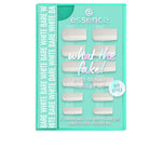Essence Conjunto de unhas postiças o que é falso! #04 - branco puro, 6 peças