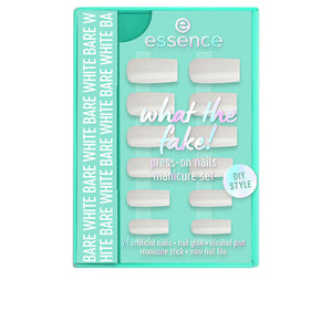 Essence Conjunto de unhas postiças o que é falso! #04 - branco puro, 6 peças