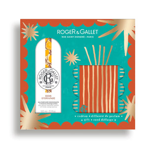 Roger & Gallet Conjunto de 2 peças de água perfume bois d’laranja para bem-estar