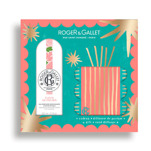 Roger & Gallet Flor de figura água perfumada bem estar conjunto de 2 peças