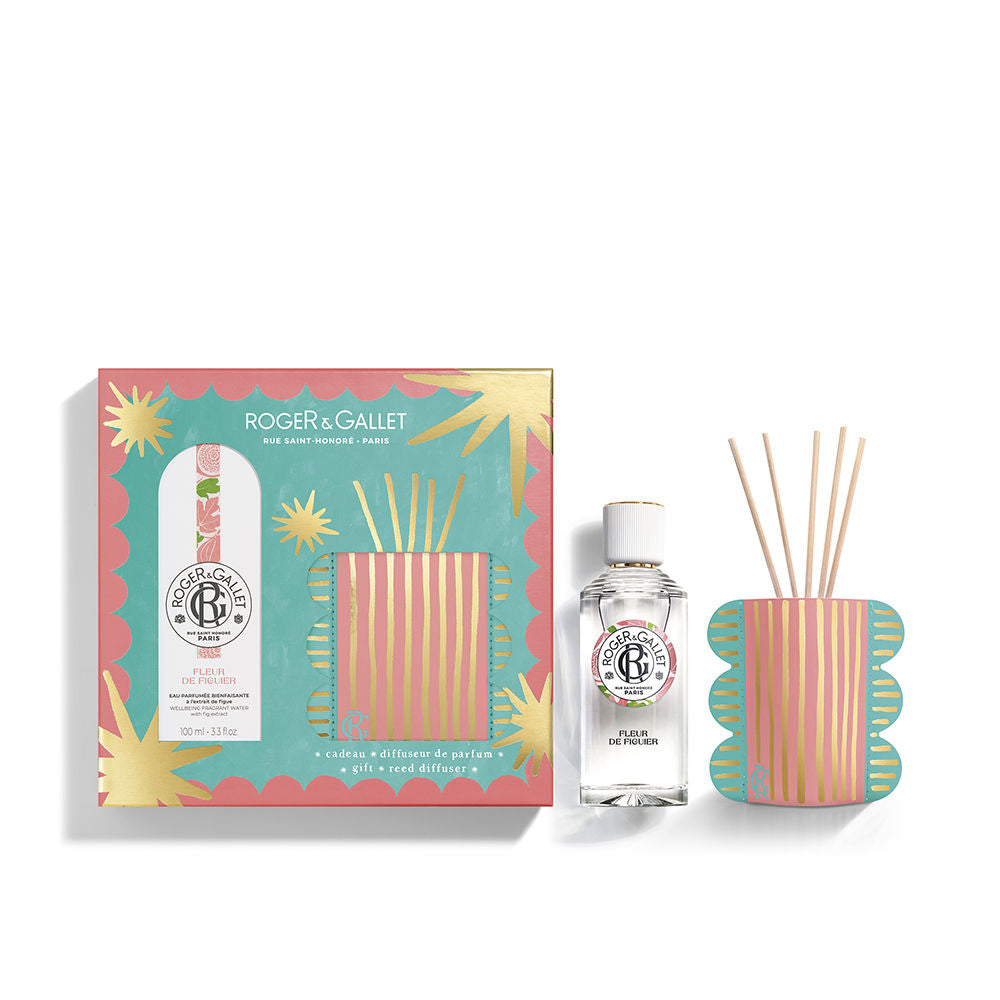 Roger & Gallet Flor de figura água perfumada bem estar conjunto de 2 peças