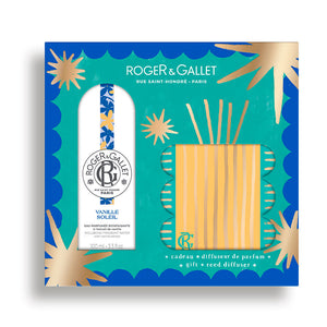 Roger & Gallet Conjunto de 2 peças de água perfume vanille soleil para bem-estar