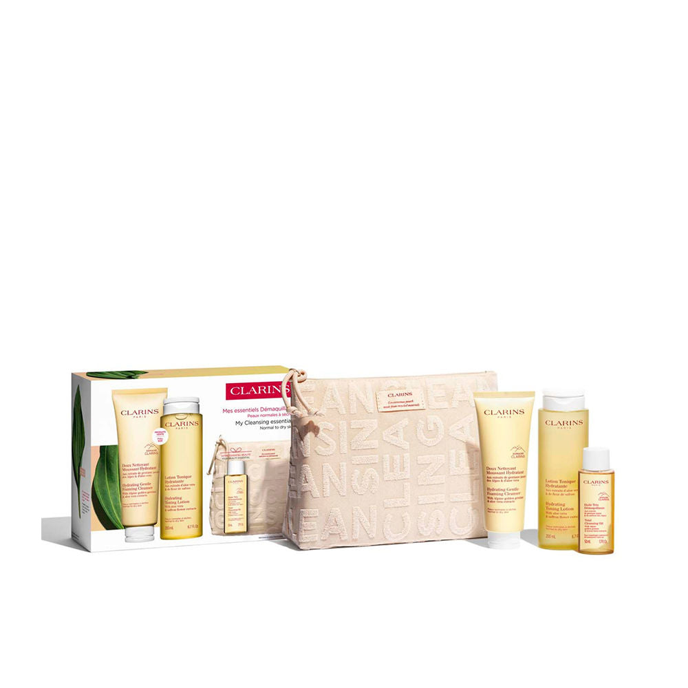 Clarins Pieles normais-secas esenciais de limpieza estuche 4 pz