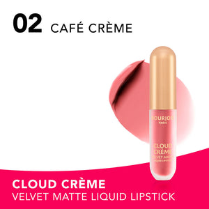 Bourjois Nuvem crème edição veludo fosco labial líquido #02-café creme 3 ml