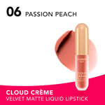 Bourjois Nuvem crème edição veludo fosco labial líquido #06-passion peach 3 ml