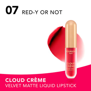 Bourjois Nuvem crème edition velvet matte labial líquido #07-red-y or não 3 ml