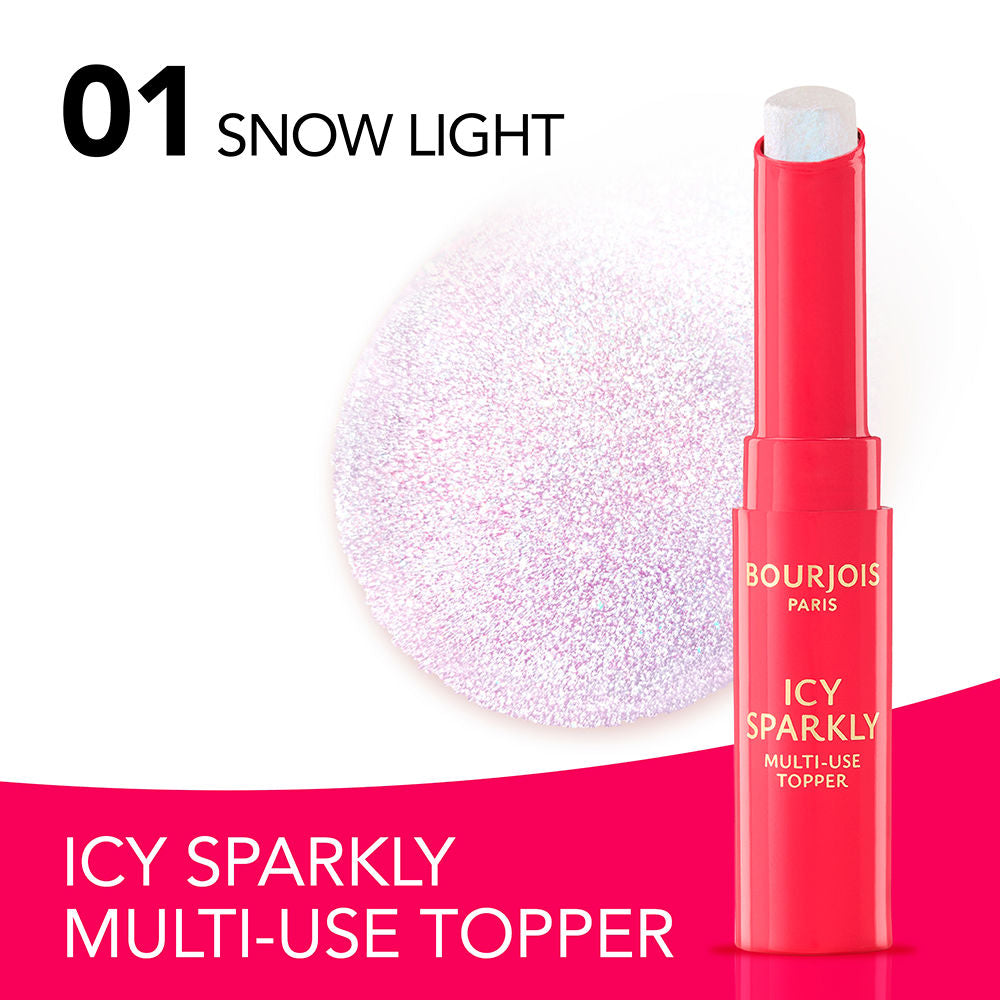 Bourjois Icy sparkly barra multiusos com purpurina #luz de neve 2 gr
