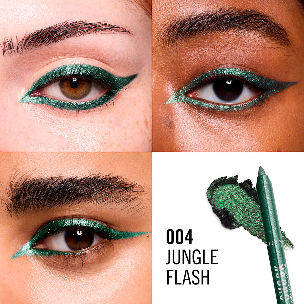 Rimmel London Delineador shimmer shock de olhos #4-jungle clarão 1,2 gr