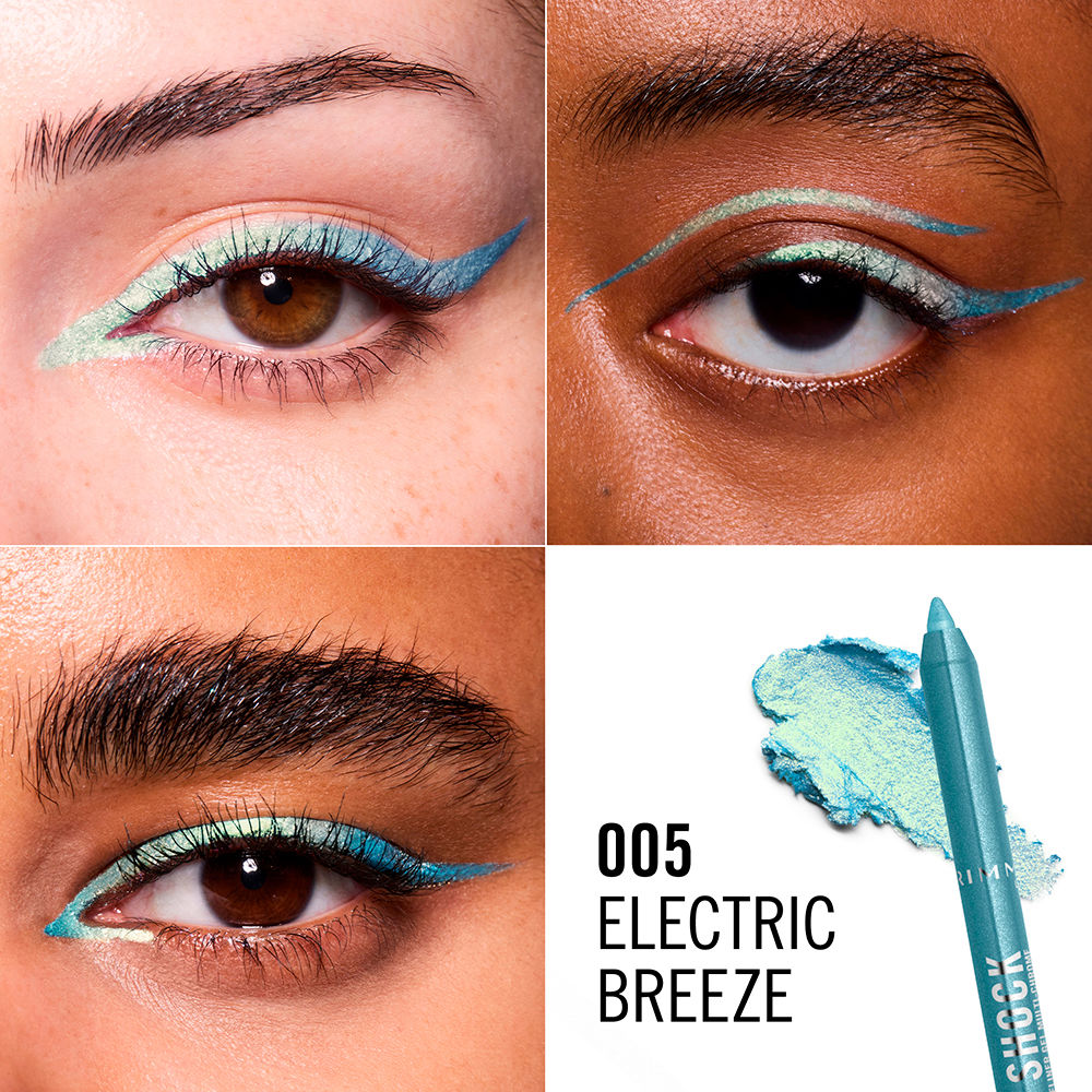 Rimmel London Delineador shimmer shock de olhos #5-electric brisa 1,2 gr