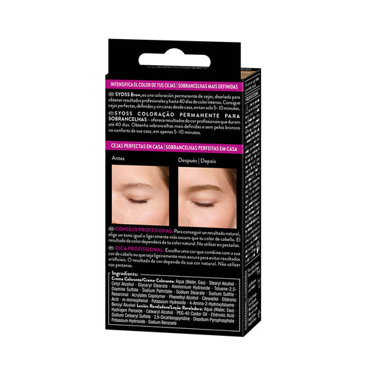 Syoss Brow tint sobrancelhas permanentes #loiro escuro 1 u