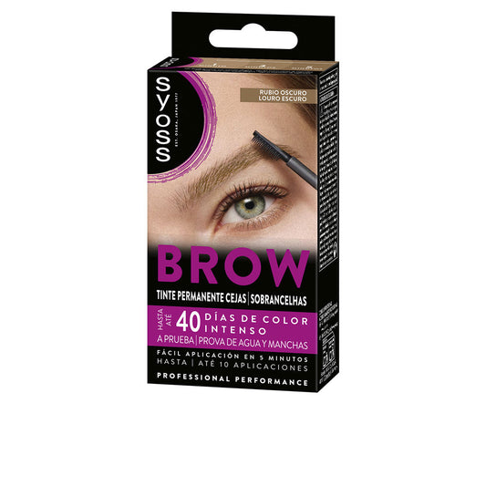Syoss Brow tint sobrancelhas permanentes #loiro escuro 1 u