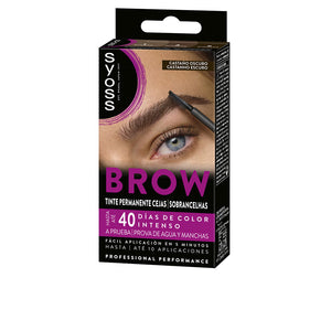 Syoss Brow tint sobrancelhas permanentes #castanho escuro 1 unidade