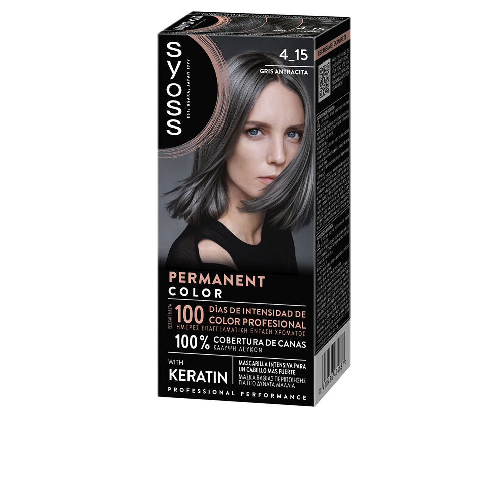 Syoss Cor permanente #4.15-gris antracita 1 u