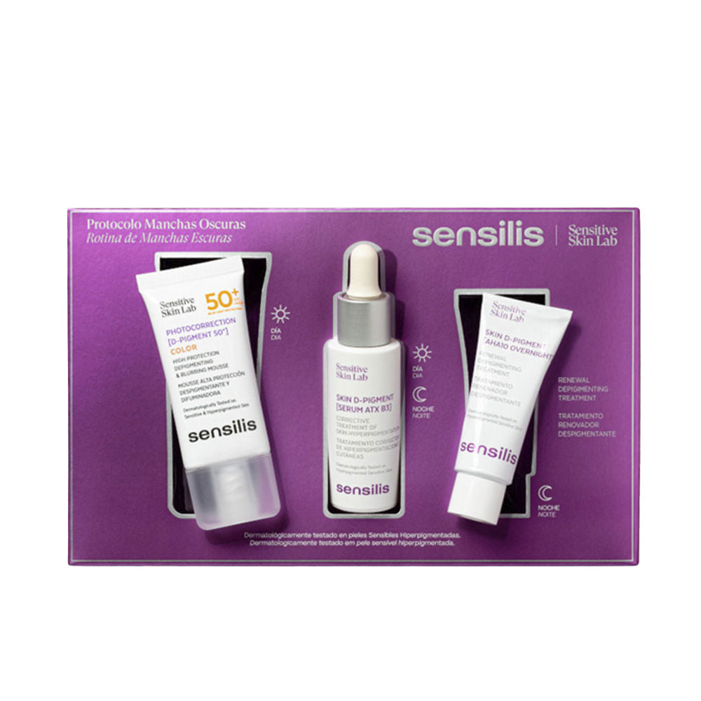 Sensilis Pele d-pigmento [sérum atx b3] estojo 3 unidade.