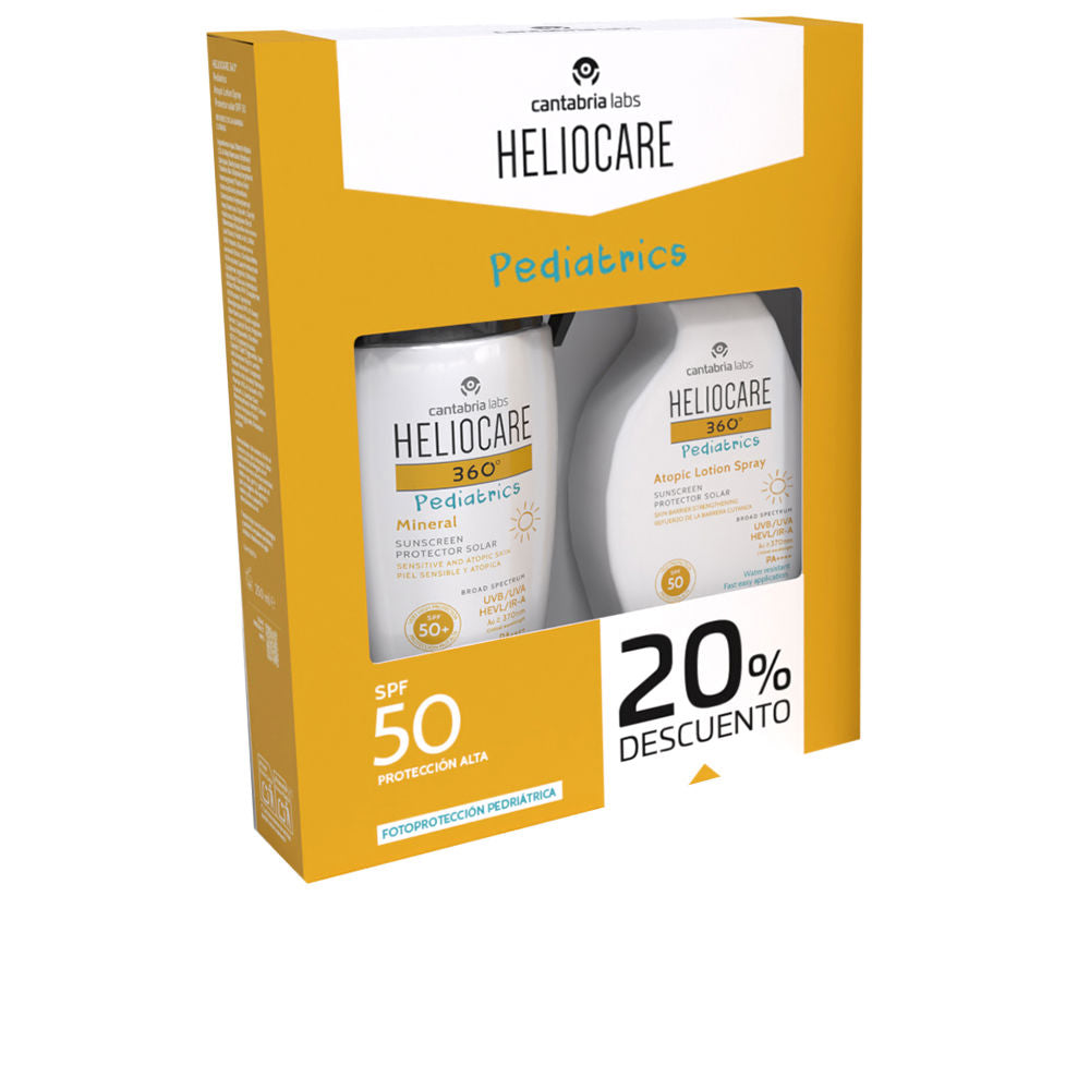 Heliocare 360° Pediatrics Mineral SPF50+ Estojo 2 Unidades 2 Pz