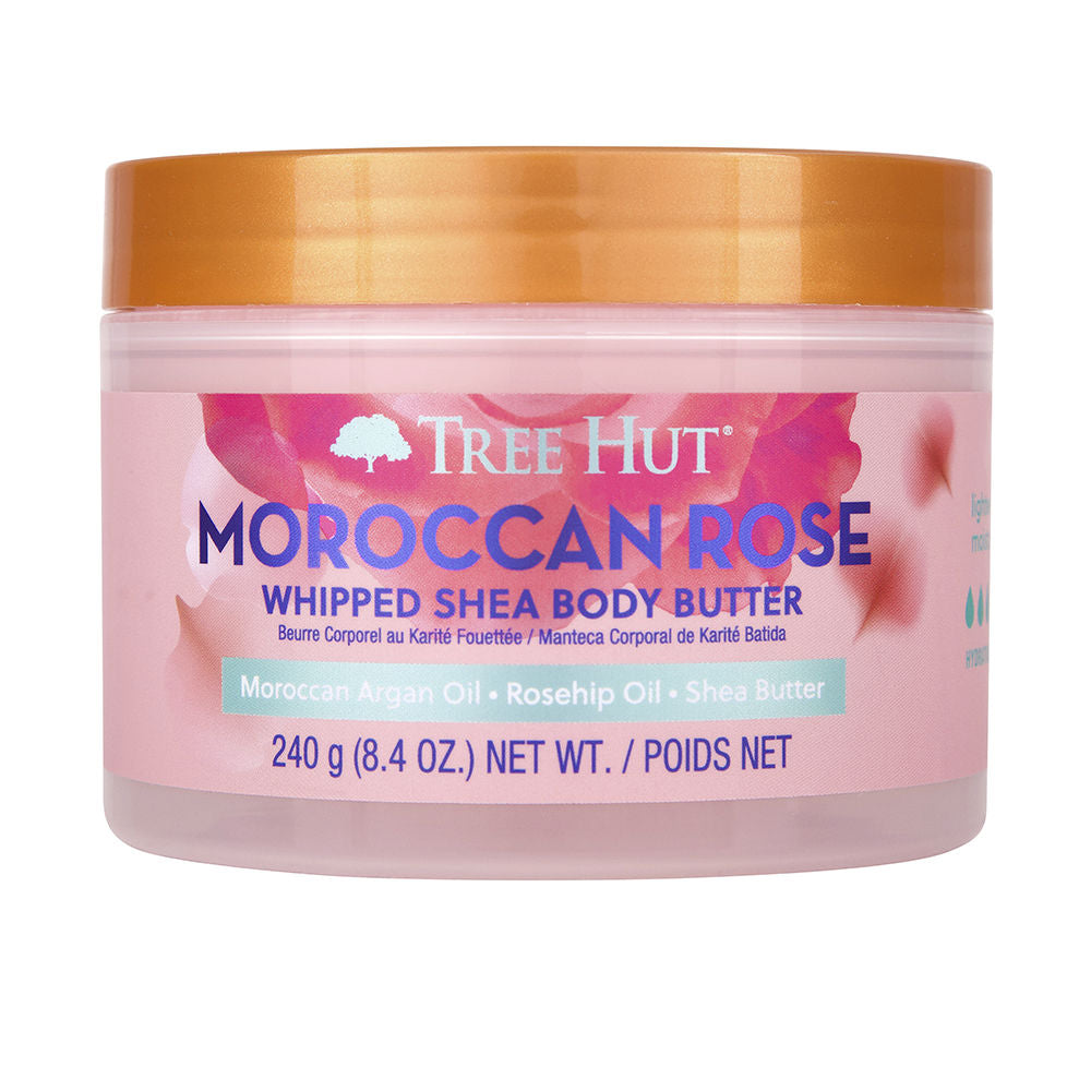Tree Hut Manteiga corporal soufflé rosa marroquina 240g