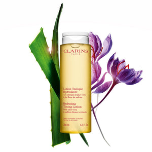 Clarins Loção tônica hidratante para pele normal a seca 200 ml