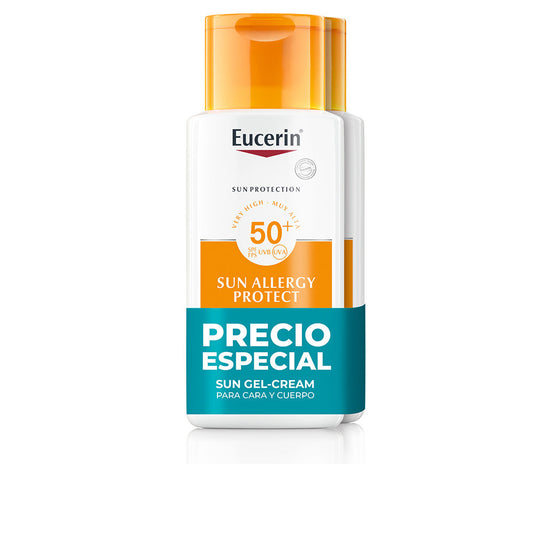 Eucerin Creme-Gel Protetor Solar Contra Alergias SPF50+ Pacote com 2 X 150ml