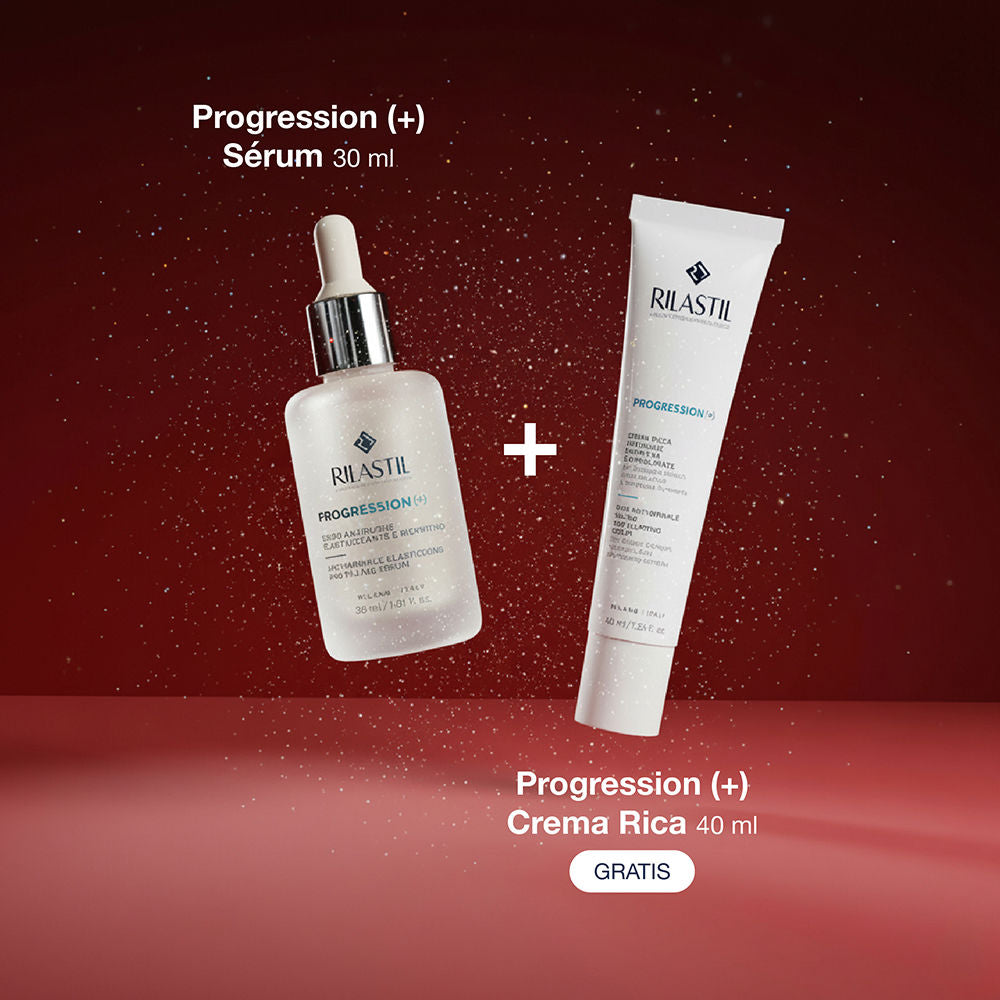 Rilastil Progression (+) rotina anti-rugas e iluminadora - estojo de 2 peças