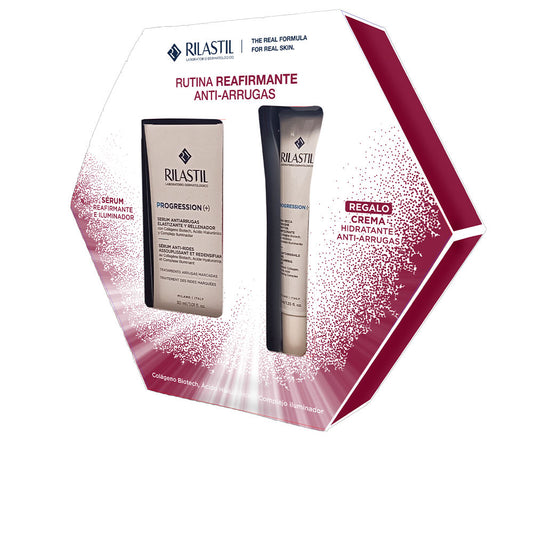 Rilastil Progression (+) rotina anti-rugas e iluminadora - estojo de 2 peças