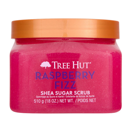 Tree Hut Esfoliante de açúcar com sabor de framboesa e soda 510g