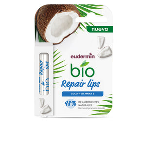 Eudermin Bálsamo labial reparador biológico de coco + vitamina e 4,8 g