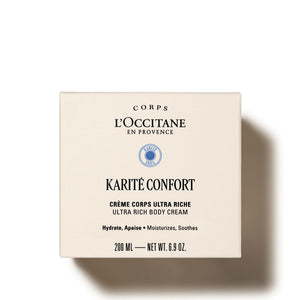 L'Occitane En Provence Karité conforto creme corporal recarregável ultra-rico 200 ml