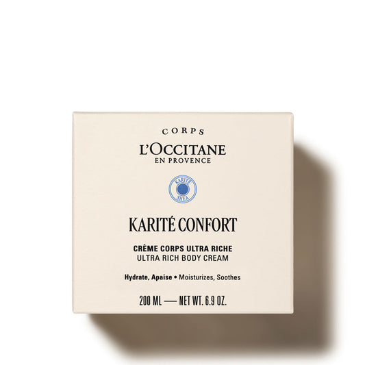 L'Occitane En Provence Karité conforto creme corporal recarregável ultra-rico 200 ml