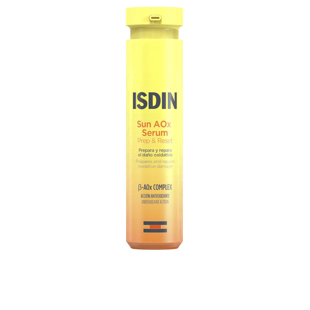 Isdin o Sérum Sun Aox Prepara e Repara os Danos Oxidativos. 30ml