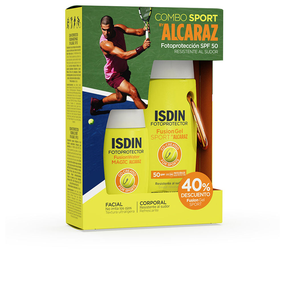 Isdin Combo Sport By Alcaraz Rosto e Corpo SPF50 Estojo de 2 Peças 2 Pz